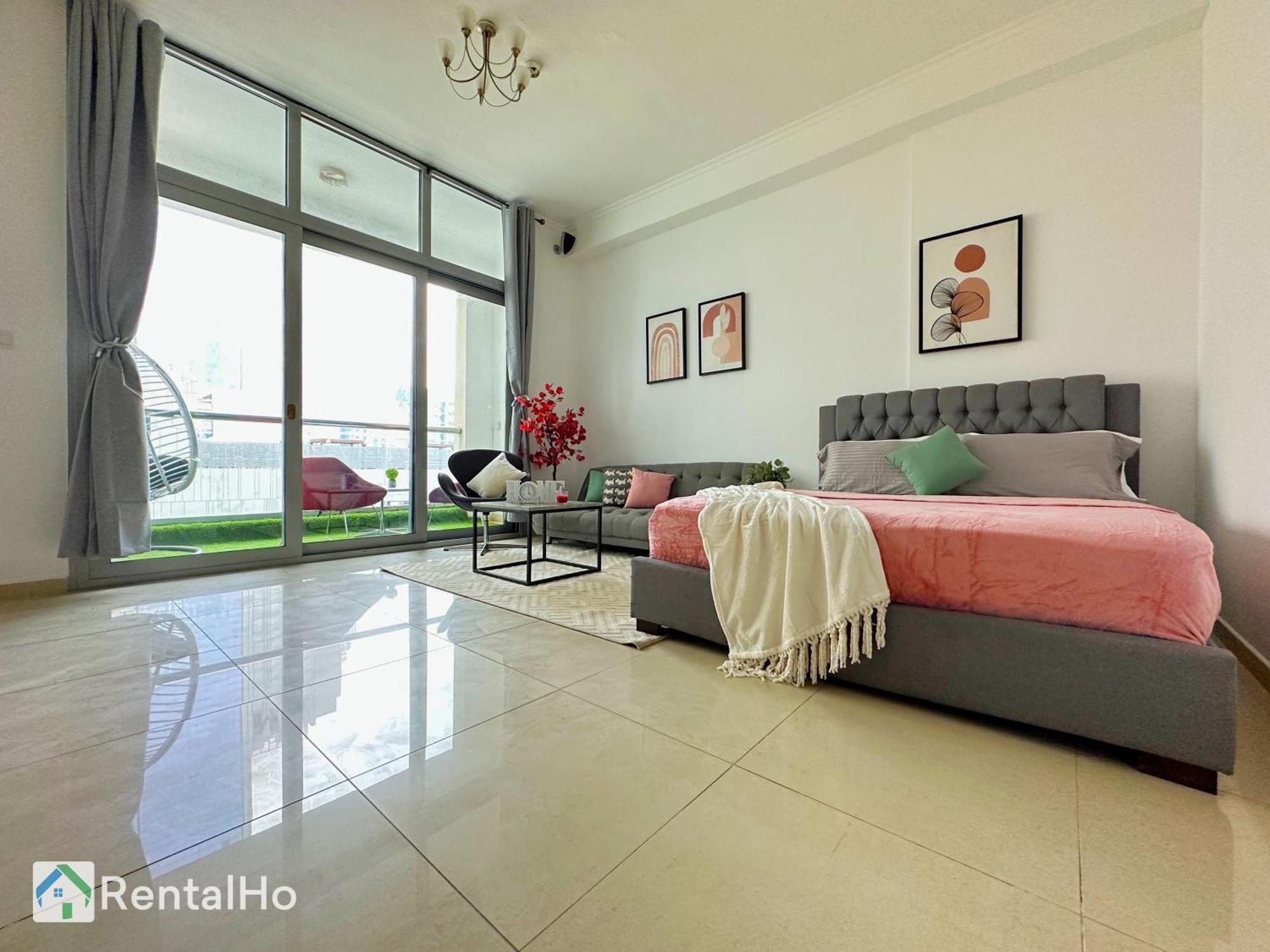 Apartment Big Studio W/ Balcony And Easy Access To The Dubai